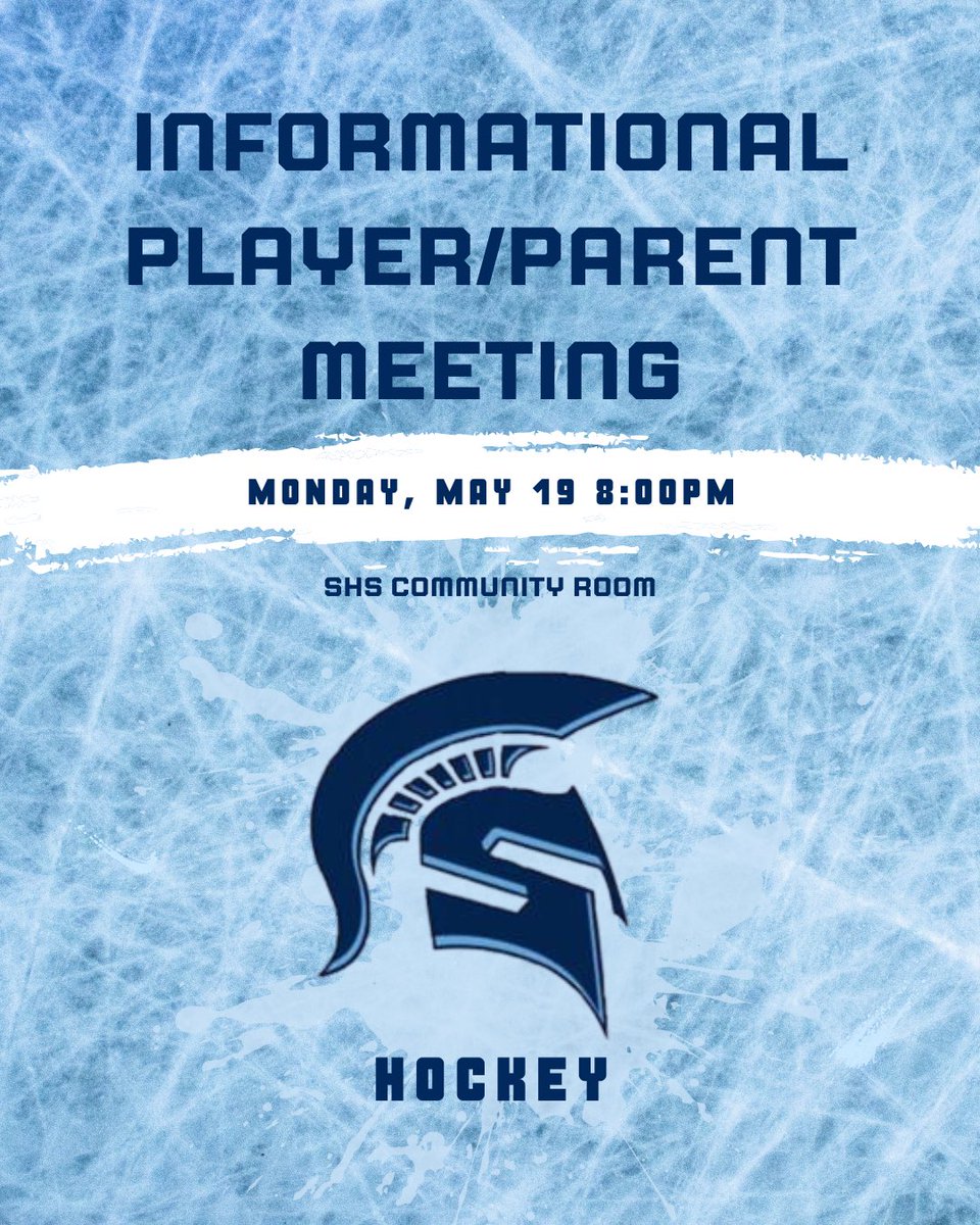 Please join us for an informational meeting on Monday, May 19th at 8:00pm in the SHS Community Room. Hope to see you there!