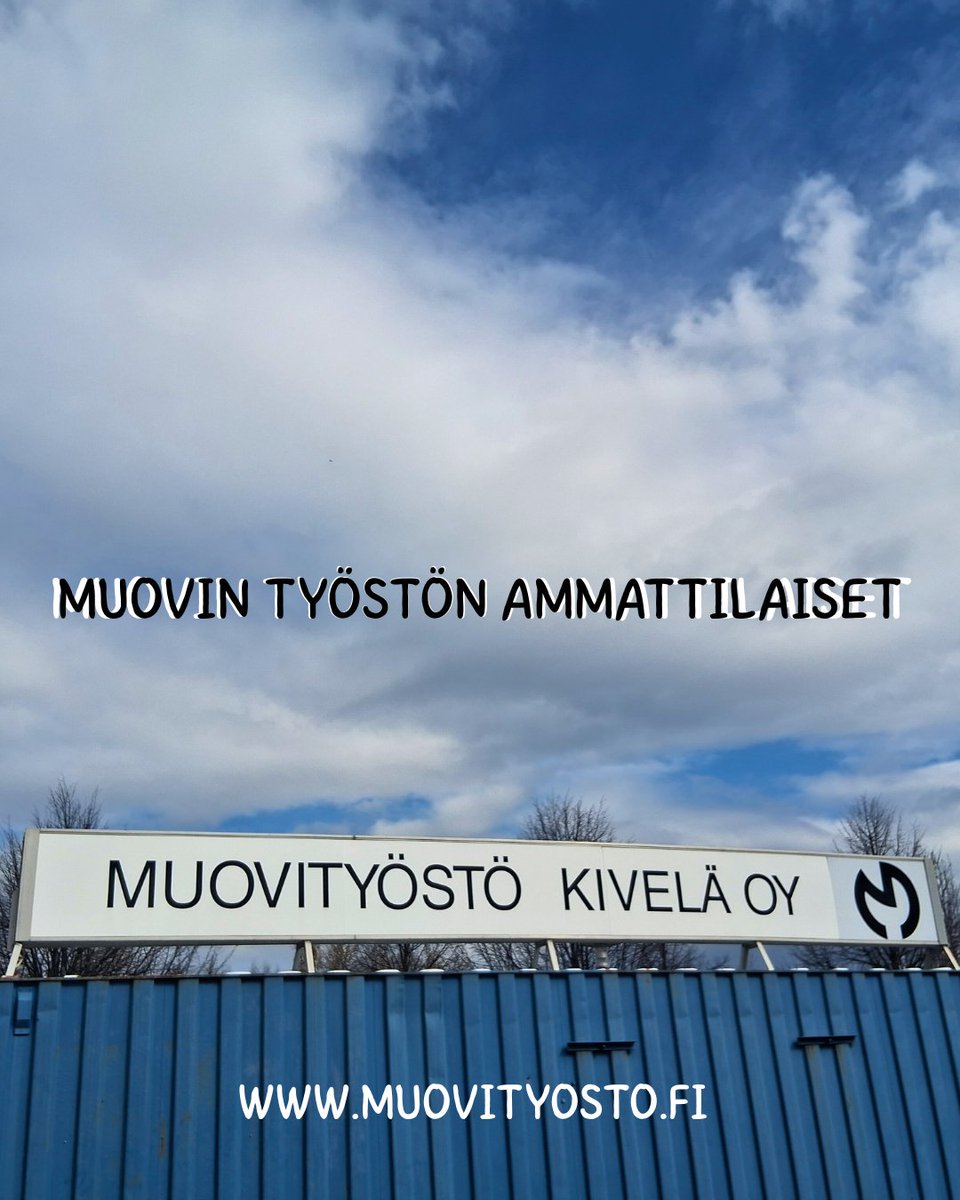 Palvelemme tällä viikolla 
ma-to klo. 8.00-16.00
pe klo. 8.00-15.00
Jätä tarjouspyyntö suoraan kotisivujemme kautta tai ole yhteydessä meidän asiantuntijoihimme!
▶️muovityosto.fi

#muovityöstökivelä #taivummetahtoosi #tampere #muovintyöstö