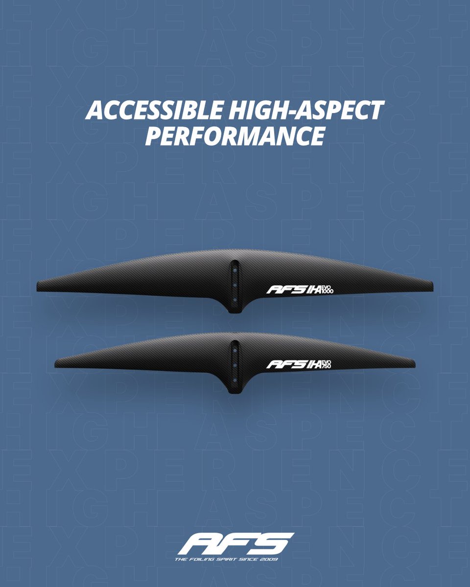 At AFS, we have always cultivated an ambition: to push the limits of glide while making our innovations accessible to the greatest number. 🪽
 
It is exactly within this vision that the new EVO HA series was born.

Discover it in-store and online at www. afs-foiling.com/product/ha-evo…