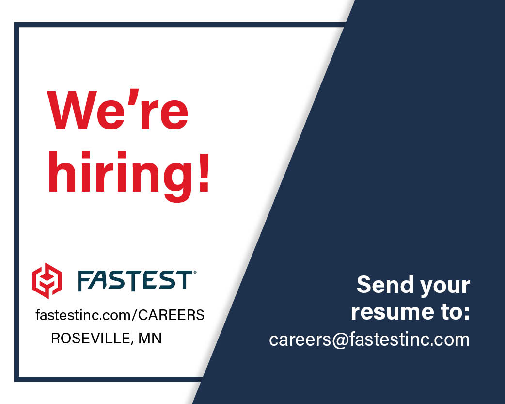 FasTest Inc. (@fastestinc) on Twitter photo We are always looking for talented people!
Email your resume to careers@fastestinc.com and we will see if you match one of our open positions. We are always looking for talented people!
Email your resume to careers@fastestinc.com and we will see if you match one of our open positions.