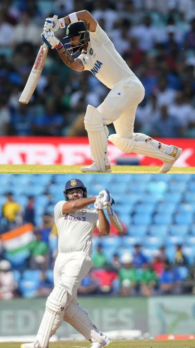 ap2120_'s tweet photo. We'll Miss This classical cover drive &amp; iconic pull short in Red Ball matches 
#goodluckchamps 
#ViratKohli𓃵 
#RohitSharma𓃵 https://t.co/cltZdZ0JYC