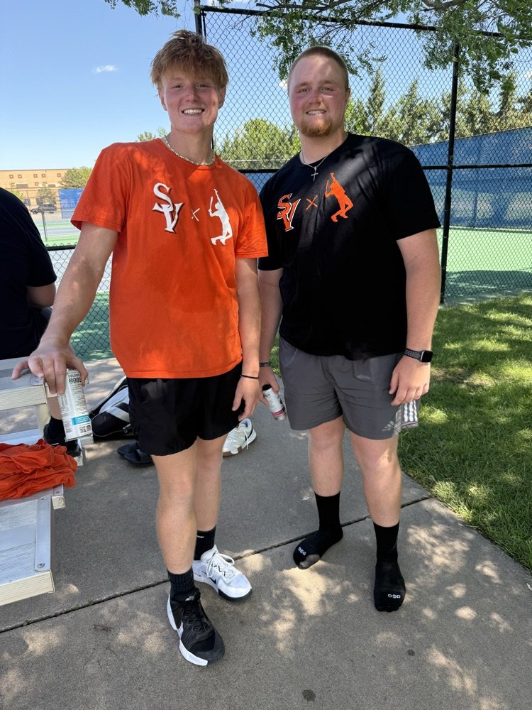 STATE BOUND!!! Congratulations to our Boys Tennis doubles teams on qualifying for State Tennis!! Baker/Baker finished 3rd and Bieker/Keller finished 6th at Regionals to qualify for state. Go Vikes!! #SmokyValleyProud #RollOnSV