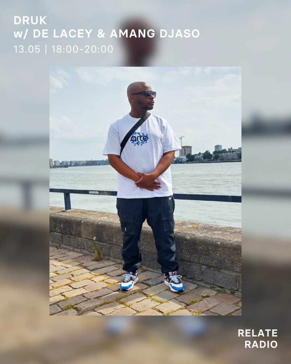 Amang Djaso (@amangdjaso) on Twitter photo Tomorrow I make my way up north for a live guestmix alongside <a href="/deLaceyMusic/">@delaceymusic.bsky.social</a> on the <a href="/Druk_NL/">DRUK</a> show on <a href="/relateradio/">Relate Radio</a>! 🎧🎧
Lock in fron 18:00 🇳🇱 (5 PM GMT 🇬🇧) Tomorrow I make my way up north for a live guestmix alongside <a href="/deLaceyMusic/">@delaceymusic.bsky.social</a> on the <a href="/Druk_NL/">DRUK</a> show on <a href="/relateradio/">Relate Radio</a>! 🎧🎧
Lock in fron 18:00 🇳🇱 (5 PM GMT 🇬🇧)