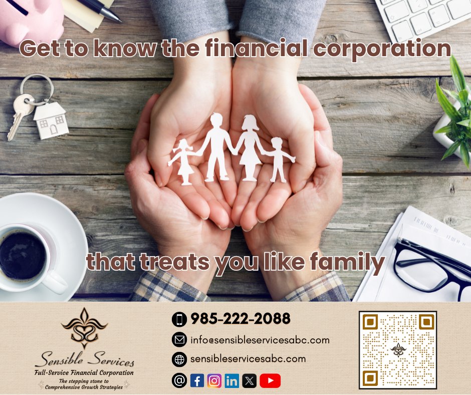 SSABCLLC's tweet image. Happy International Family Day! 💖
Nothing is more precious than family, and at Sensible Services ABC, LLC, every client is family!
#InternationalFamilyDay #finances #family #accounting #business