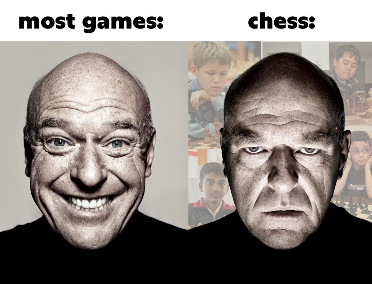 chesscom's tweet photo. "this should be easy, I'm playing against some kid" https://t.co/WTRKioz8F1