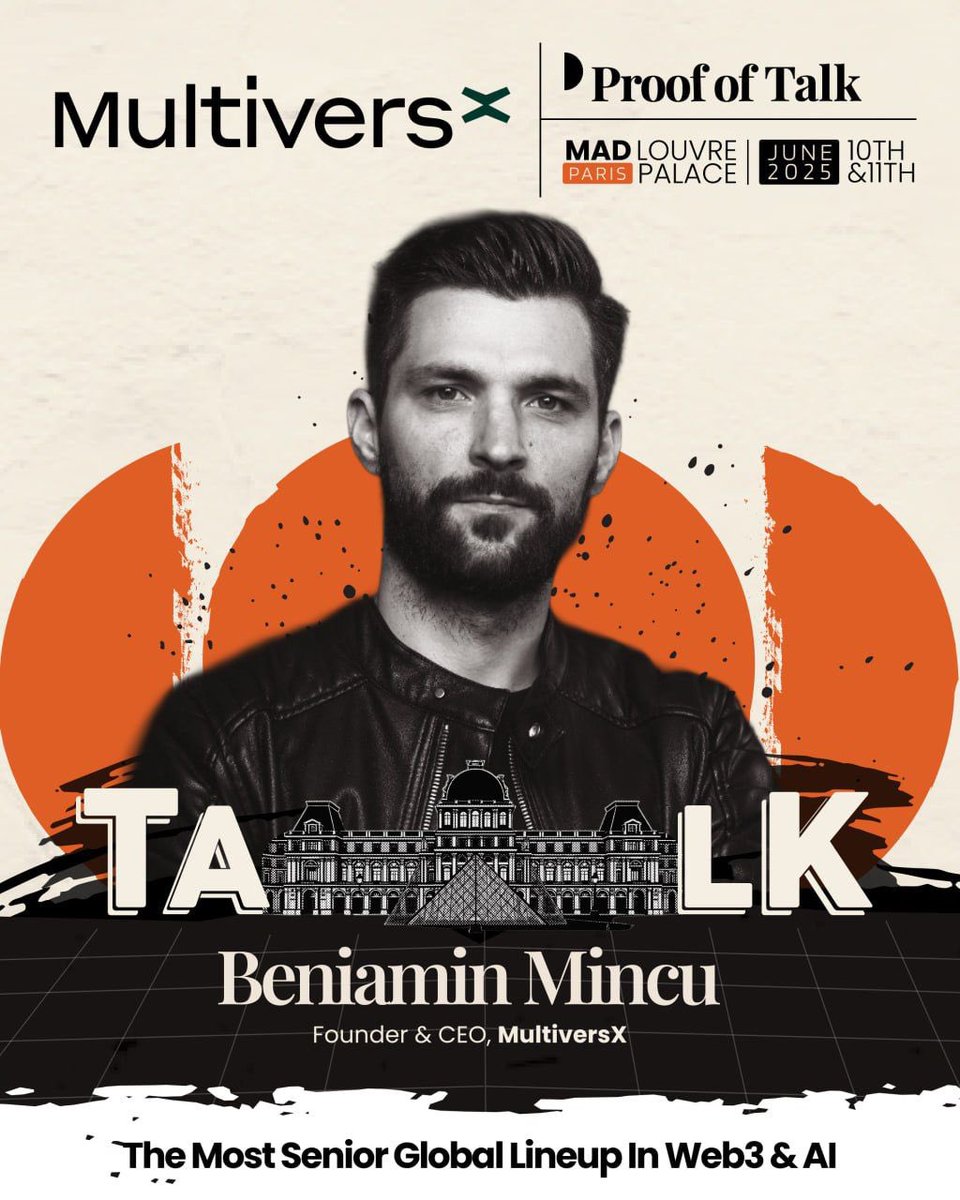 Biggest upgrades since launch are coming to MvX. 

Excited to share them with the world, while exploring contrarian use cases at the intersection of blockchain and AI, that could take the entire space further.

See you in Paris 🇫🇷 at <a href="/proofoftalk/">Proof of Talk</a> 🫡