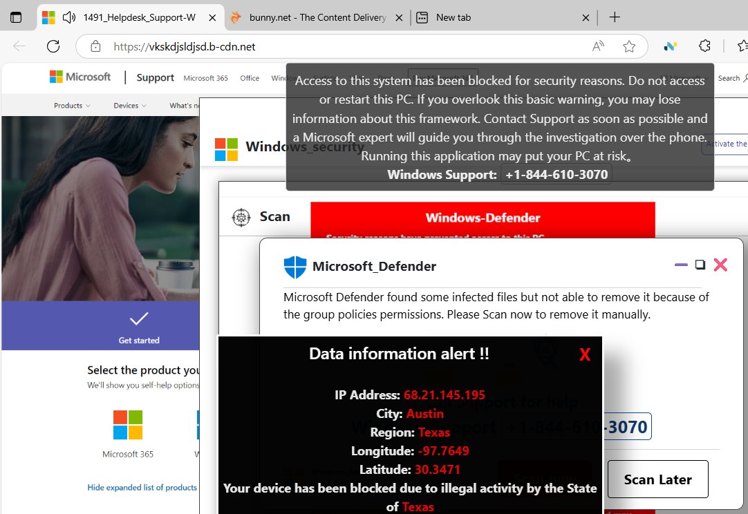 ericlaw's tweet image. 1-844-610-3070 tech scam