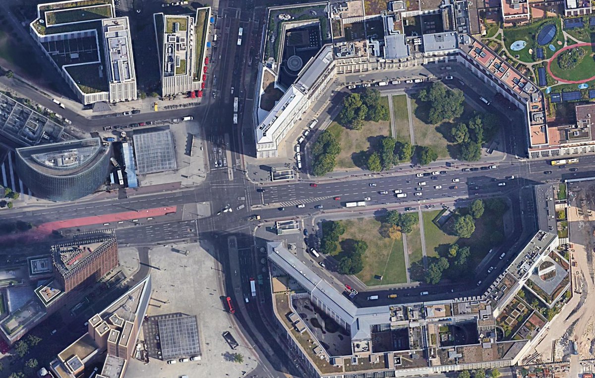 So it turns out you can use Apple's Depth Pro algorithm to take a pretty good guess at building heights in 2D satellite/aerial imagery. 

The main limitation is that the heights outputted are in relative units and must be scaled by objects of known height.