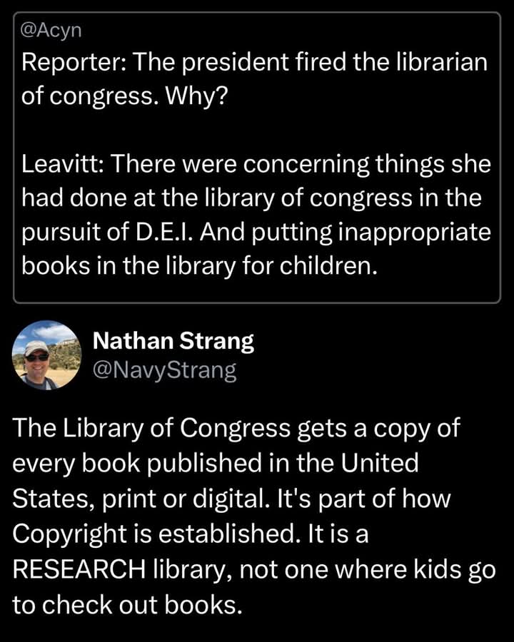 BooksandRosesCo's tweet image. #LibraryofCongress it is a research library and copied right for books. Strange how the Librarian and Copyright person were both fired!