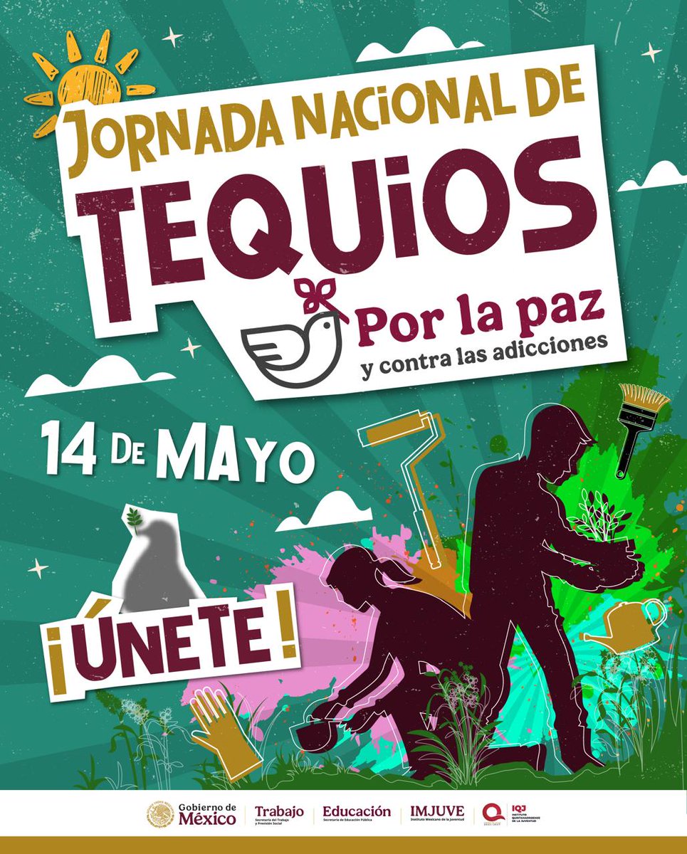 Participa en esta acción comunitaria que promueve la paz, el bienestar y la unidad.

¡Porque cuando las juventudes se organizan, el cambio es posible!
-14 de mayo

¡Súmate y haz la diferencia!

#UnidosParaTransformar #JVNTDS
<a href="/alvarado_moo/">Alma Alvarado</a>