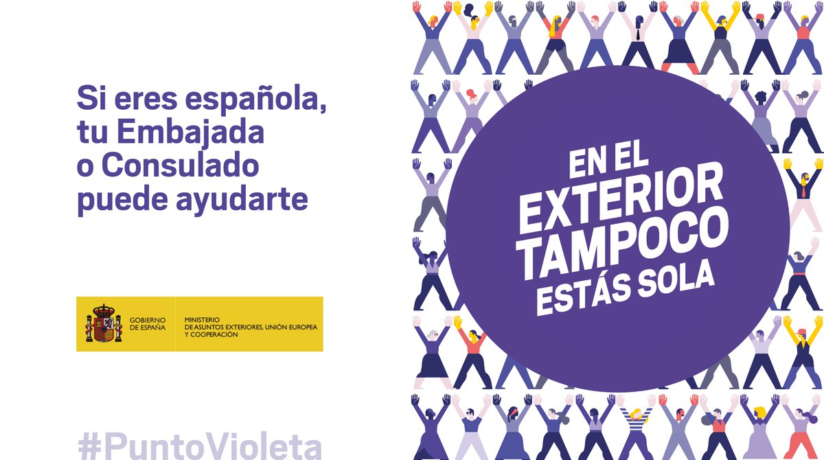 Consulado Gral de España - Santa Cruz de la Sierra (@conespsantacruz) on Twitter photo 📍El <a href="/ConEspSantaCruz/">Consulado Gral de España - Santa Cruz de la Sierra</a> es un #PuntoVioleta. Si eres española 🇪🇸 y sufres violencia en Bolivia 🇧🇴, estamos para ayudarte.
☎️ Llama al (+591) 76321421 📲 24/7. No estás sola.
Más información 👉: exteriores.gob.es/Consulados/san… 📍El <a href="/ConEspSantaCruz/">Consulado Gral de España - Santa Cruz de la Sierra</a> es un #PuntoVioleta. Si eres española 🇪🇸 y sufres violencia en Bolivia 🇧🇴, estamos para ayudarte.
☎️ Llama al (+591) 76321421 📲 24/7. No estás sola.
Más información 👉: exteriores.gob.es/Consulados/san…