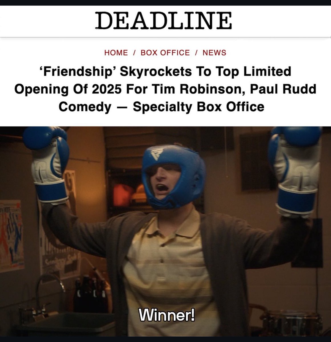 This is great news!  <a href="/FriendshipMovie/">Friendship Movie</a> and <a href="/A24/">A24</a> score!