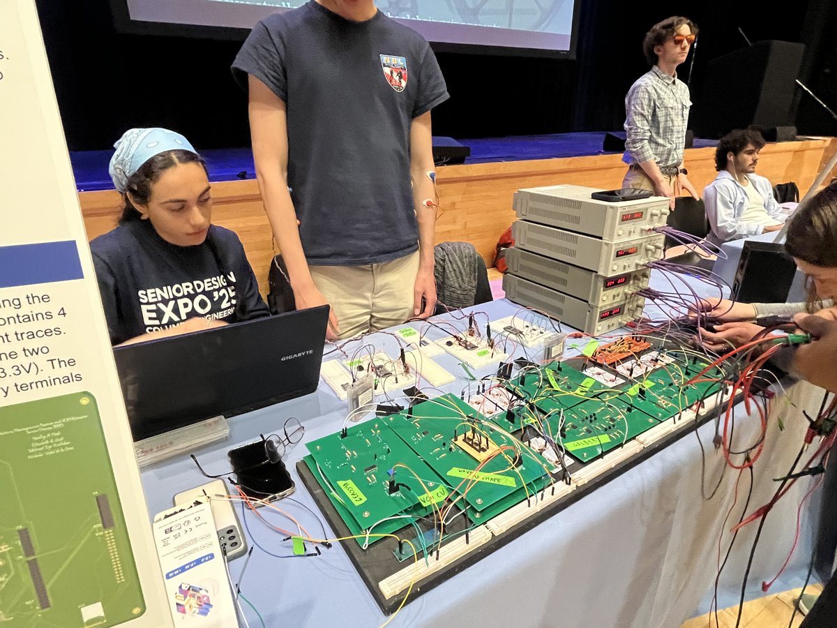 Columbia | EE (@ee_columbiaseas) on Twitter photo It's that time of the year for <a href="/CUSEAS/">Columbia Engineering</a> senior expo! EE students showcase 8 bold projects at 2025 Expo! Learn more about their work here: ee.columbia.edu/news/innovatio⦠It's that time of the year for <a href="/CUSEAS/">Columbia Engineering</a> senior expo! EE students showcase 8 bold projects at 2025 Expo! Learn more about their work here: ee.columbia.edu/news/innovatioā¦