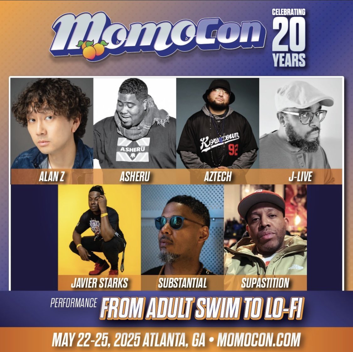 Excited to do this hip-hop concert with rap legends at <a href="/MomoCon/">MomoCon</a> on Friday, May 23 at 8pm! Come see me and artists behind the theme songs of your favorite anime, TV shows and video games like “The Boondocks”, “Jujutsu Kaisen”, and “Dr. Stone”