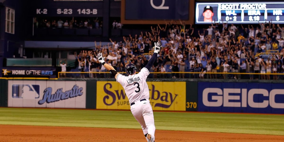 A look back at Longo’s career in Tampa Bay:

- 2008 AL Rookie of the Year
- 3x All-Star
- 3x Gold Glove
- Hit for Cycle:  8/1/17
- 1x Silver Slugger
- Franchise leader in WAR, HR, games played, ABs, R, RBI, 2B, BB &amp; XBH