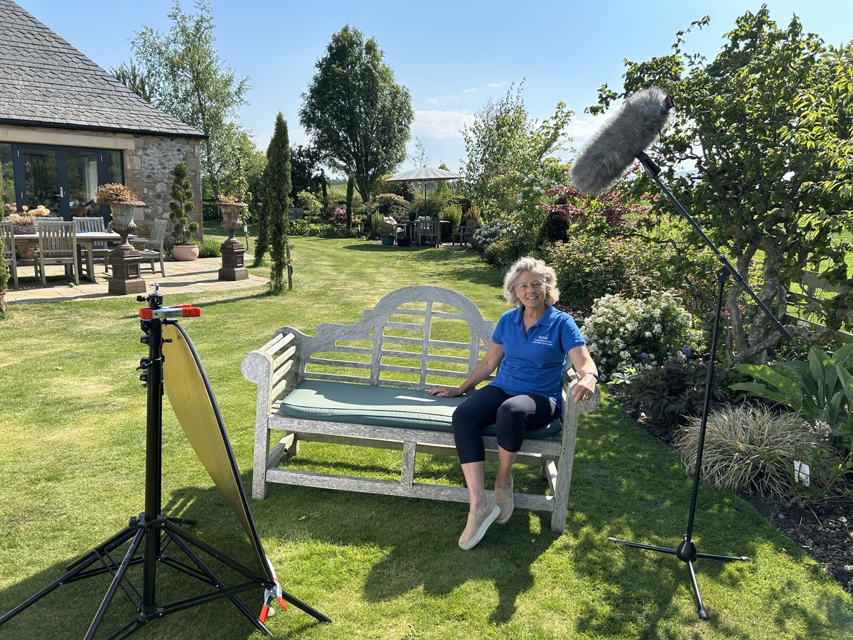 Great to spend time this afternoon filming with our Trustee Christine Bowie, an accredited counsellor, qualified to work with both adults &amp; young people who are struggling with poor mental health. 
This #MentalHealthAwarenessWeek she is reminding us all of the importance of