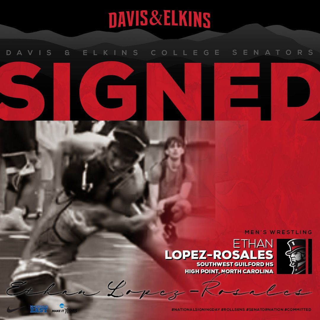 SenatorNation (@senatornation) on Twitter photo Welcome the newest member of <a href="/senatorswres/">D&E Wrestling</a>, Ethan Lopez-Rosales from High Point, NC has committed to D&E! Welcome to the Senators family!
✍️ #RollSens #signed #FutureSenators Welcome the newest member of <a href="/senatorswres/">D&E Wrestling</a>, Ethan Lopez-Rosales from High Point, NC has committed to D&E! Welcome to the Senators family!
✍️ #RollSens #signed #FutureSenators