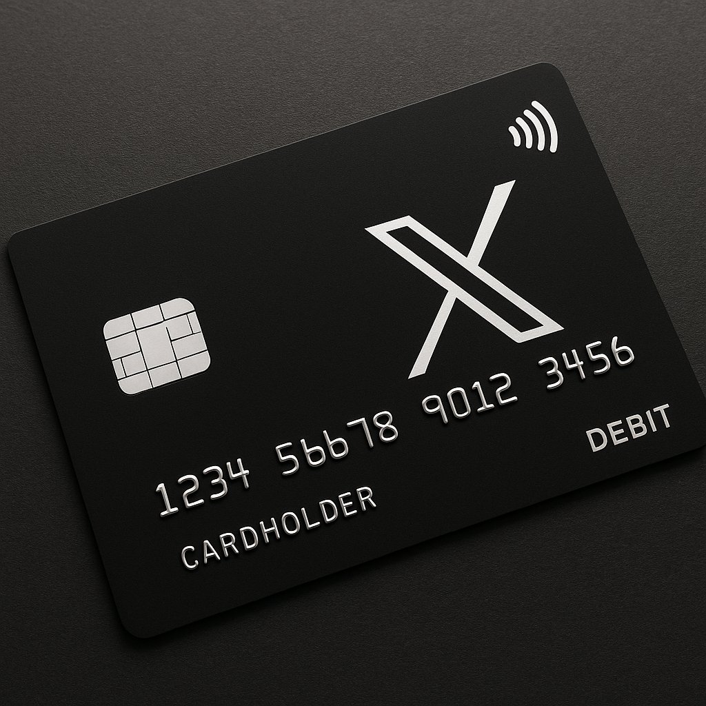 🚨BREAKING: X will be releasing a debit card called the X card

You'll be able to take the money you have on X, and spend it anywhere

Picture this:

You put out a banger post. Your audience loves it. They tip your post directly in DOGE coin

You then go out an use your X debit