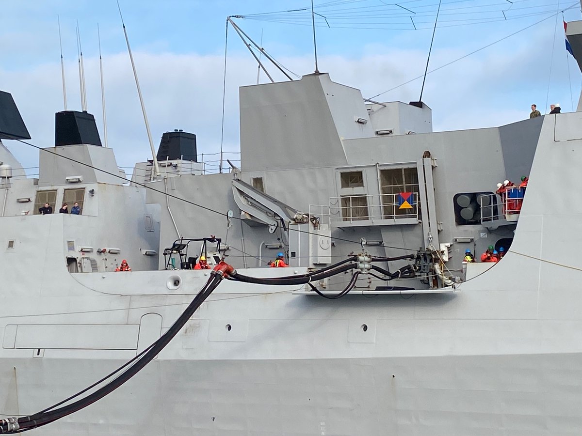RFATidesurge's tweet image. 🇳🇱 HNLMS DE Ruyter Replenishment Serial Complete. Another satisfied customer. The RAS Corridor is calling, where you’ll find us waiting for our next customer(s). 😊 @RFAHeadquarters @RoyalNavy @NavyLookout #FormidableShield25 #Sustainability #Capability