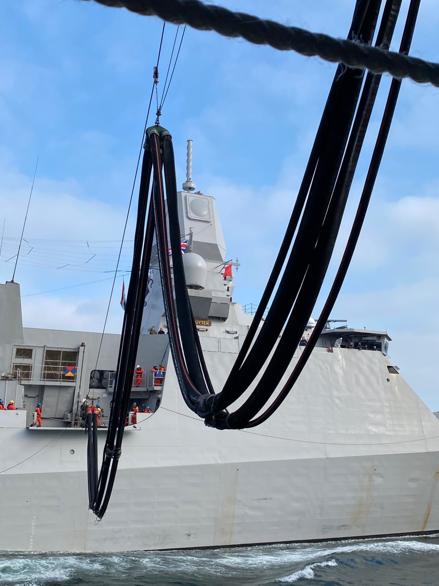 RFATidesurge's tweet image. 🇳🇱 HNLMS DE Ruyter Replenishment Serial Complete. Another satisfied customer. The RAS Corridor is calling, where you’ll find us waiting for our next customer(s). 😊 @RFAHeadquarters @RoyalNavy @NavyLookout #FormidableShield25 #Sustainability #Capability