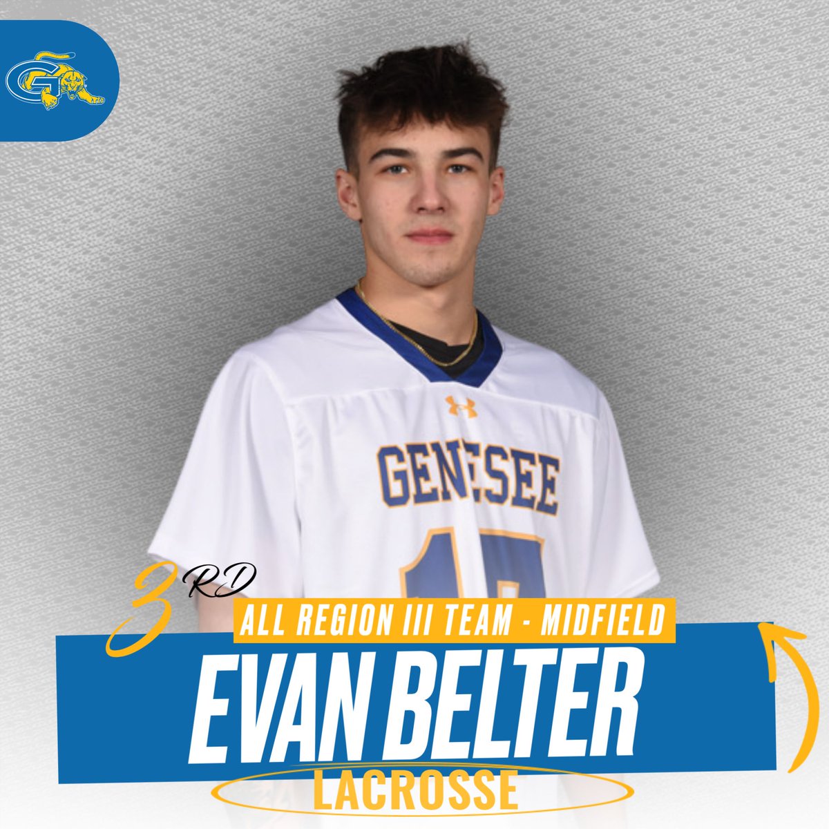 GCCSports's tweet image. THIRD TEAM ALL REGION - Congratulations to Men's Lacrosse and those selected to the All Region Teams!! #CougarPride
Cayden Lilleby - Defense
Gopal Milligen-Cuffee - Defense
Evan Belter - Midfield
James Reif - Attack