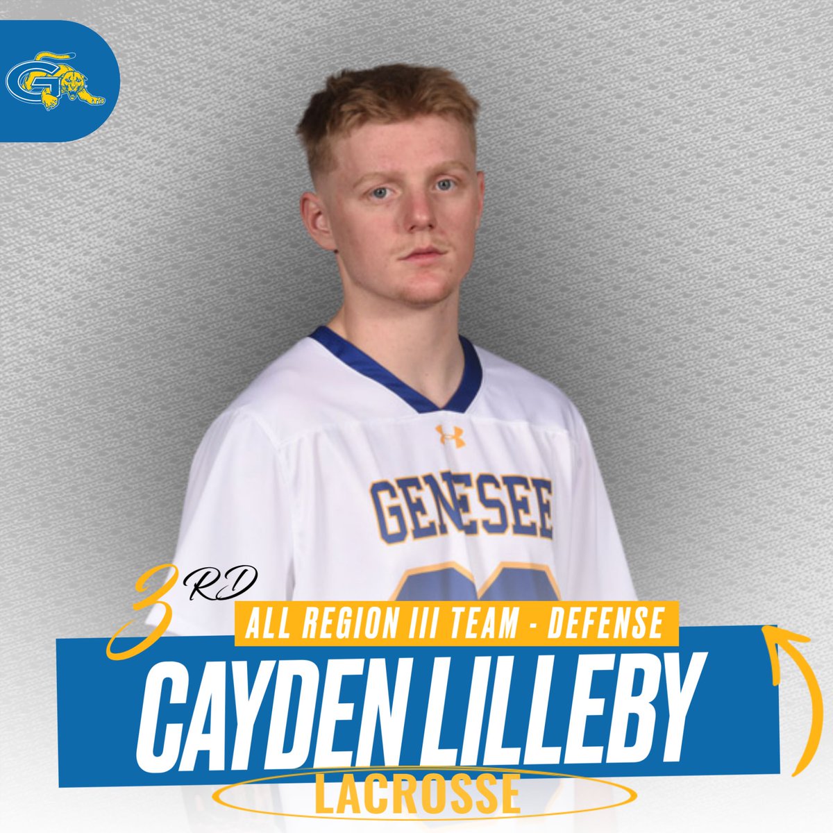 GCCSports's tweet image. THIRD TEAM ALL REGION - Congratulations to Men's Lacrosse and those selected to the All Region Teams!! #CougarPride
Cayden Lilleby - Defense
Gopal Milligen-Cuffee - Defense
Evan Belter - Midfield
James Reif - Attack