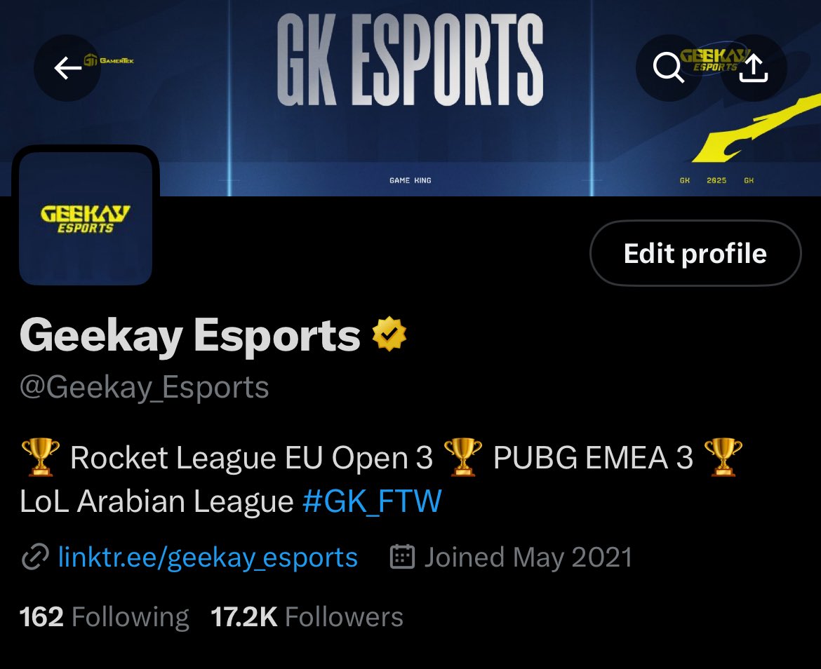 Geekay Esports tweet media