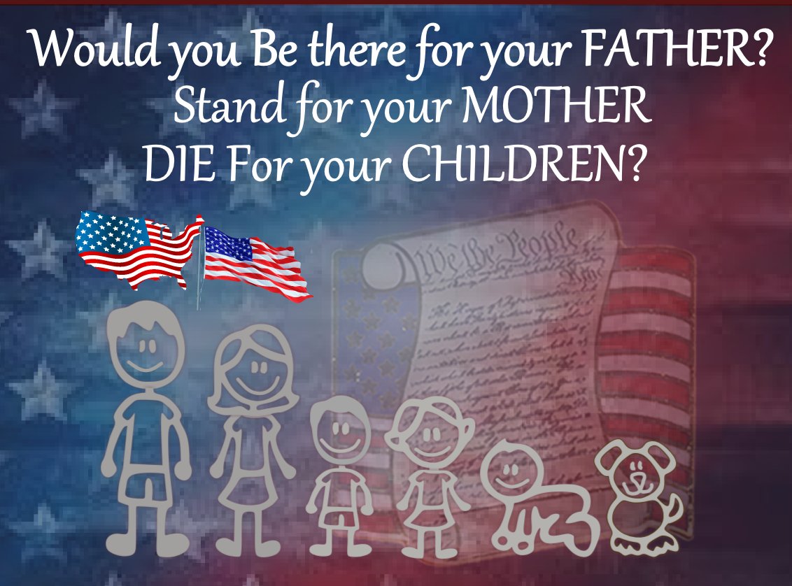 AmericanUpFkX's tweet image. This is my family; Is it yours?
The #Country stands for Father
The #Flag Stands for My Mother
The #Children stand for our #Constitution and #Freedoms