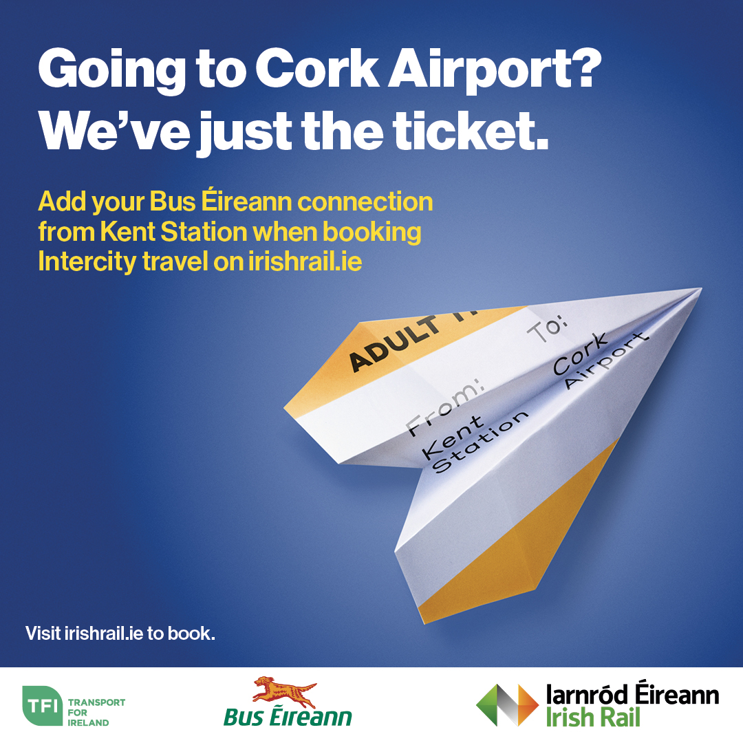 Cork Airport (@corkairport) on Twitter photo For just โฌ1.55, passengers can add a bus transfer to <a href="/CorkAirport/">Cork Airport</a> when making a booking on the <a href="/IrishRail/">Iarnrรณd รireann</a> website, using the 225 and 226 bus routes, operated by <a href="/Buseireann/">Bus รireann</a>. ๐ ๐ โ๏ธ
For more information, visit irishrail.ie/en-ie/offer/aiโฆ For just โฌ1.55, passengers can add a bus transfer to <a href="/CorkAirport/">Cork Airport</a> when making a booking on the <a href="/IrishRail/">Iarnrรณd รireann</a> website, using the 225 and 226 bus routes, operated by <a href="/Buseireann/">Bus รireann</a>. ๐ ๐ โ๏ธ
For more information, visit irishrail.ie/en-ie/offer/aiโฆ