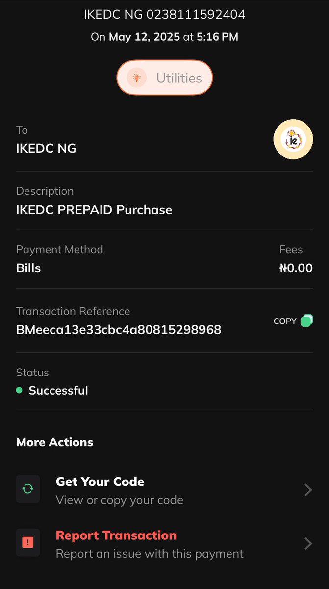 AlawokiKudus's tweet photo. @kudahelp_ng please i try to recharge from my account which i got debited and i didn’t receive the code,please kindly look into this.thanks https://t.co/dOKsyTERdV