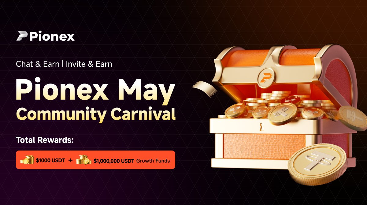 Pionex MEMEGuru🤖 (@pionexmemeguru) on Twitter photo 🚀 #Pionex May Community Carnival is ON FIRE!
Talk crypto. Bring friends. Earn rewards.
🎁 $1,000 USDT + $1,000,000 Growth Funds up for grabs!
📌 How to Join:
1️⃣ Follow <a href="/pionex_com/">Pionex 🤖️</a>, <a href="/jeremy_pionex/">Jeremy Peng</a>, & <a href="/PionexMEMEGuru/">Pionex MEMEGuru🤖</a>
2️⃣ Like + RT + tag 3 friends
3️⃣ Join the event group 👉 🚀 #Pionex May Community Carnival is ON FIRE!
Talk crypto. Bring friends. Earn rewards.
🎁 $1,000 USDT + $1,000,000 Growth Funds up for grabs!
📌 How to Join:
1️⃣ Follow <a href="/pionex_com/">Pionex 🤖️</a>, <a href="/jeremy_pionex/">Jeremy Peng</a>, & <a href="/PionexMEMEGuru/">Pionex MEMEGuru🤖</a>
2️⃣ Like + RT + tag 3 friends
3️⃣ Join the event group 👉