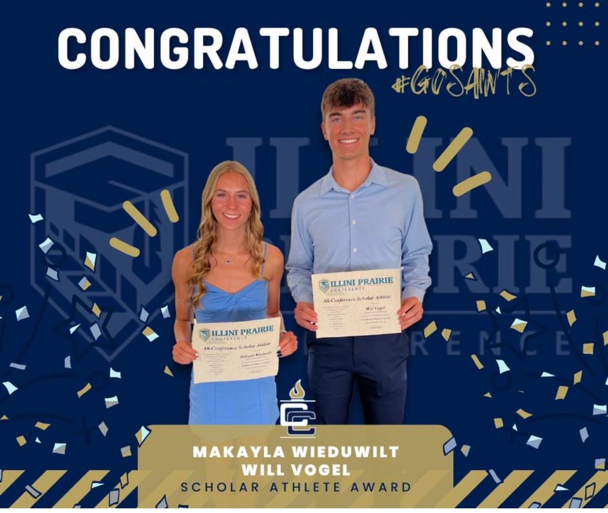 CCHS Saints Girls Basketball (@saintscchs) on Twitter photo Congrats to Saints Basketball Makayla Wieduwilt and to @cchsbballsaints Will Vogel!! #ScholarAthletes <a href="/CCHSinBloom/">Central Catholic</a> <a href="/IlliniPrairie/">Illini Prairie Conference</a> Congrats to Saints Basketball Makayla Wieduwilt and to @cchsbballsaints Will Vogel!! #ScholarAthletes <a href="/CCHSinBloom/">Central Catholic</a> <a href="/IlliniPrairie/">Illini Prairie Conference</a>