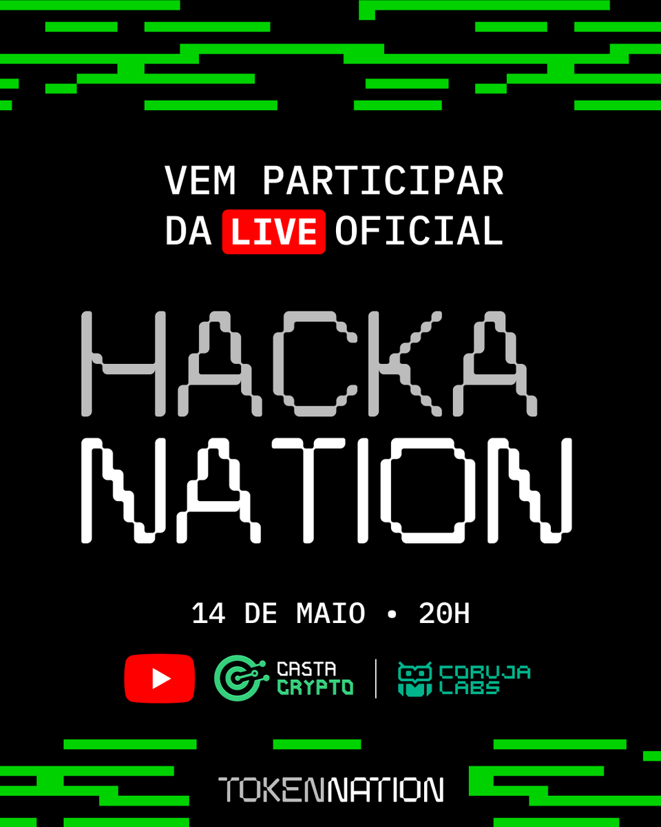 🚨 Vem aí a Live Oficial do HackaNation! 🚨

Tá na hora de conhecer os mentores que vão guiar sua jornada, as trilhas que você pode seguir e todos os caminhos possíveis pra construir soluções incríveis com Web3, IA e muito propósito.

💻 Se você se inscreveu (ou ainda vai!), essa