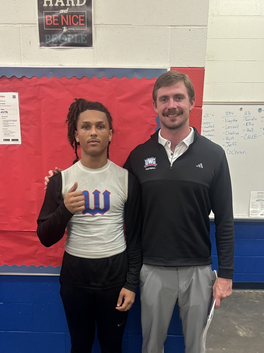 Joshua “JC” Crawford ATH⭐️ (@joshhhuac) on Twitter photo Thank you Coach <a href="/barringtonb16/">Barry Brown</a> for taking the time to stop by <a href="/UWGFootball/">West Georgia Football</a> <a href="/WestsidePatsfb/">Westside Football</a> <a href="/trainfitsna/">Coach Bruce Carter</a> <a href="/GAVarsityRivals/">GA Varsity</a> <a href="/RecruitGeorgia/">Recruit Georgia</a> <a href="/DAWGHZERECRUITS/">Dawg House Recruiting</a> <a href="/bpridgen24/">Brandon Pridgen</a> <a href="/NEGARecruits/">Northeast Georgia Recruits</a> <a href="/One11Recruiting/">One11 Recruiting</a> @On3Recruits <a href="/RivalsFriedman/">Adam Friedman</a> <a href="/Rivals/">Rivals</a> Thank you Coach <a href="/barringtonb16/">Barry Brown</a> for taking the time to stop by <a href="/UWGFootball/">West Georgia Football</a> <a href="/WestsidePatsfb/">Westside Football</a> <a href="/trainfitsna/">Coach Bruce Carter</a> <a href="/GAVarsityRivals/">GA Varsity</a> <a href="/RecruitGeorgia/">Recruit Georgia</a> <a href="/DAWGHZERECRUITS/">Dawg House Recruiting</a> <a href="/bpridgen24/">Brandon Pridgen</a> <a href="/NEGARecruits/">Northeast Georgia Recruits</a> <a href="/One11Recruiting/">One11 Recruiting</a> @On3Recruits <a href="/RivalsFriedman/">Adam Friedman</a> <a href="/Rivals/">Rivals</a>