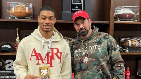 BREAKING: 4 ⭐️ CB Jordan Thomas has committed to Ohio State. He’s from Bergen Catholic HS in New Jersey. No. 2 player in the state.