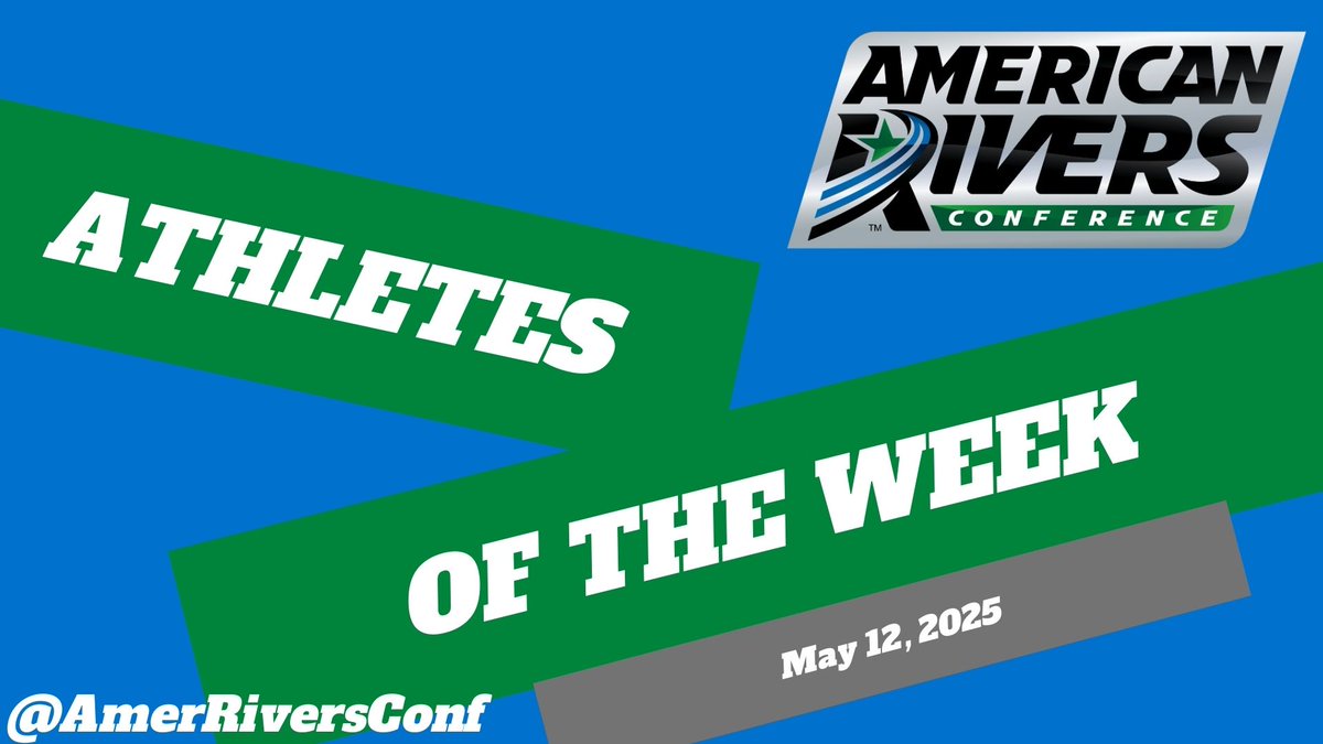 🚨:<a href="/AmerRiversConf/">American Rivers Conference (A-R-C)</a> Athletes of the Week &amp; Weekly Report - May 12, 2025 

#rollrivers

📰: bit.ly/3YJWgHg