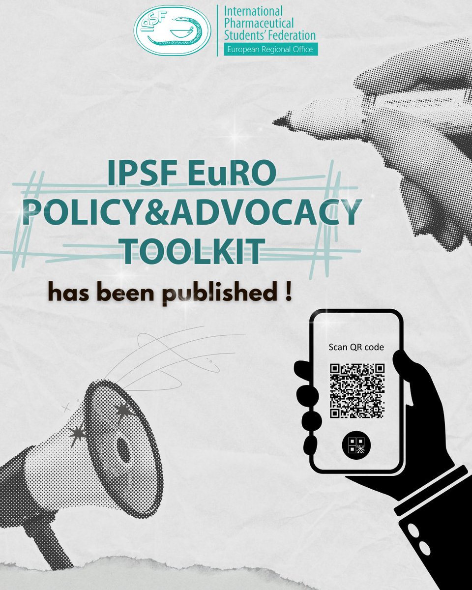 🚨 BIG NEWS from IPSF EuRO! 🚨
 The Policy &amp; Advocacy Toolkit is officially OUT NOW! 🧠📘
 Whether you're just starting your advocacy journey or looking to level up your impact — this toolkit has got you covered.
📲 Scan the QR code or check the link in our bio to dive in!