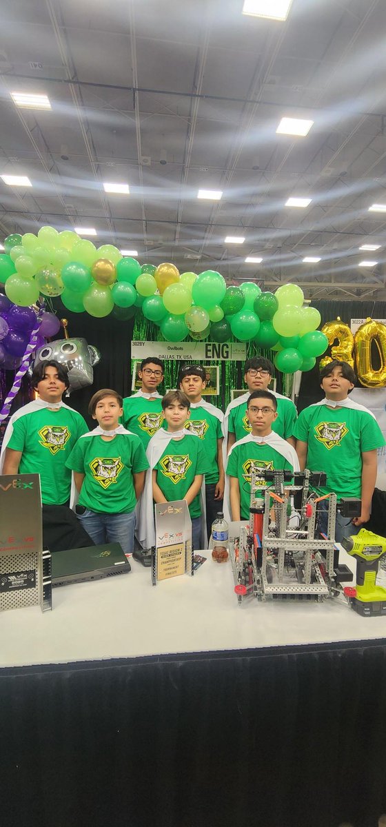 carlosrobotics's tweet image. Congratulations to @STAGinPG and JROTC VRC teams for representing at the 2025 VEX Robotics World Championship in Dallas! Competing on such a prestigious stage is a testament to your skills and teamwork. Well done! 🤖🏅
@DallasisdSTEM @TeamDallasISD @dallasschools