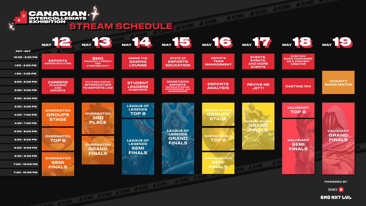 🎉WELCOME TO  DAY 1 OF CIE 2025! 🎉

We have a ton of exciting things scheduled over the next 8 days! So come join us live every single day on Twitch!

Twitch: twitch.tv/cie_ggs