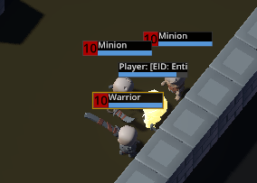 Grokmoor Update!

✅ Lighting system - areas outside your visible/lit area are now darkened. This will play nicely into light sources once they are added - torches, lamps, spells. See 1st image.
✅ Archetype support for monsters and players, so it's trivial to have different