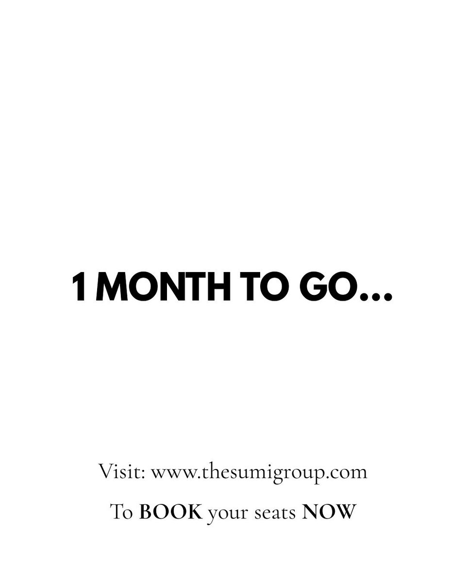 1 month to go…

A story of Love, Lust, Femcide, Conflict, Family, and the father who gave everything.

#DearFather hits the stage in London from June 12th - 14th 

Book your seats now: thesumigroup.com