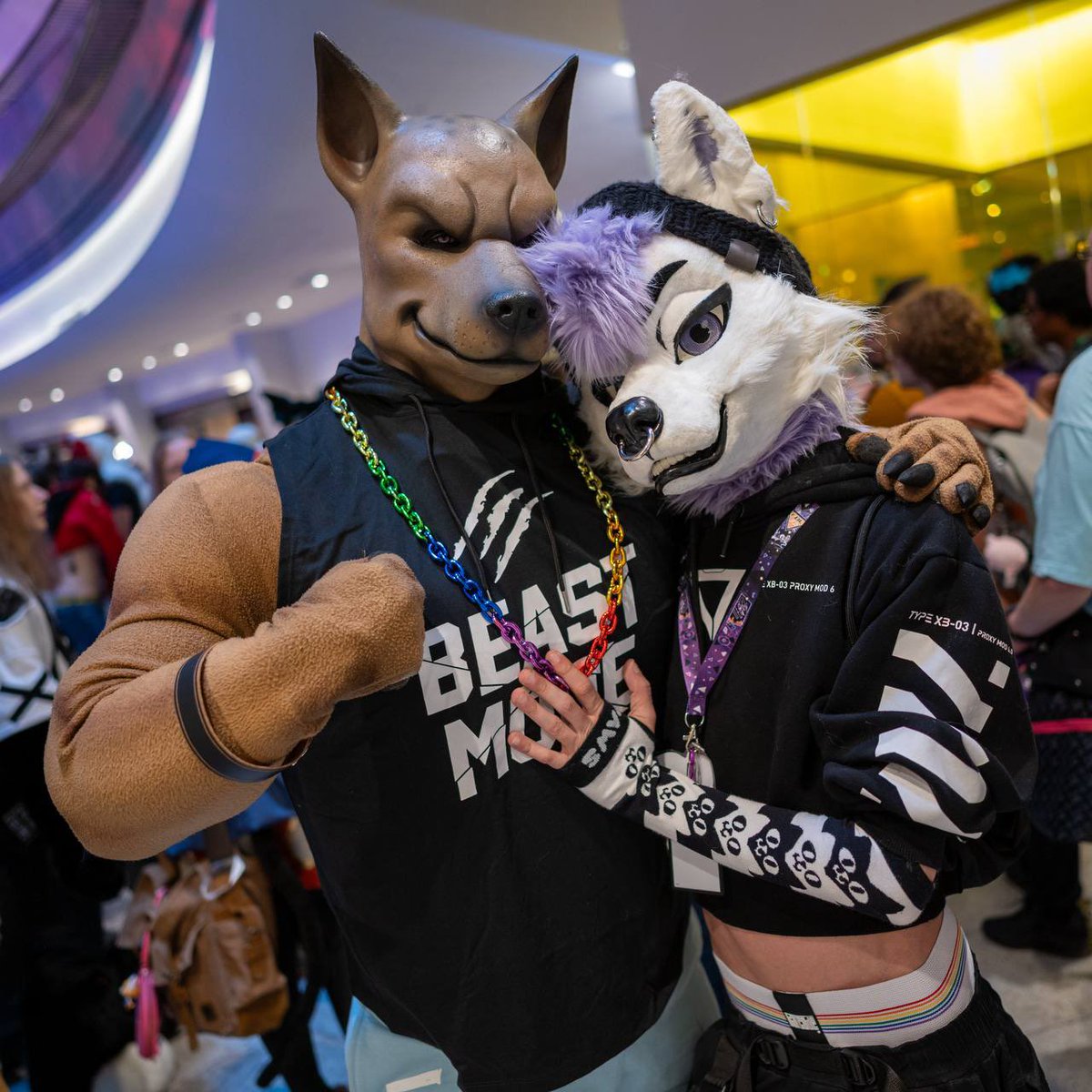 Caine Nines (@cainenines) on Twitter photo Perfect pairing~
With <a href="/Purple_Pawsky/">Purple Pawsky</a> at <a href="/FurryWeekend/">Furry Weekend Atlanta | May 7-10, 2026</a>
#furry #fursuit #puppy #dog #xolo #fwa #FWA25 Perfect pairing~
With <a href="/Purple_Pawsky/">Purple Pawsky</a> at <a href="/FurryWeekend/">Furry Weekend Atlanta | May 7-10, 2026</a>
#furry #fursuit #puppy #dog #xolo #fwa #FWA25