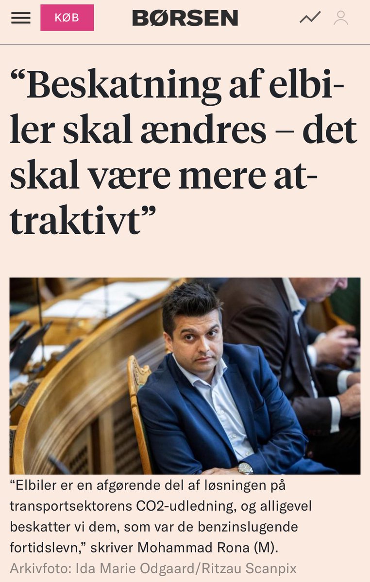 Danskerne elsker elbiler! Og hvis vi virkelig mener, at den grønne omstilling på transportområdet skal have en positiv indvirkning, så skal vi kigge ind i en helt ny beskatningsmodel!👇