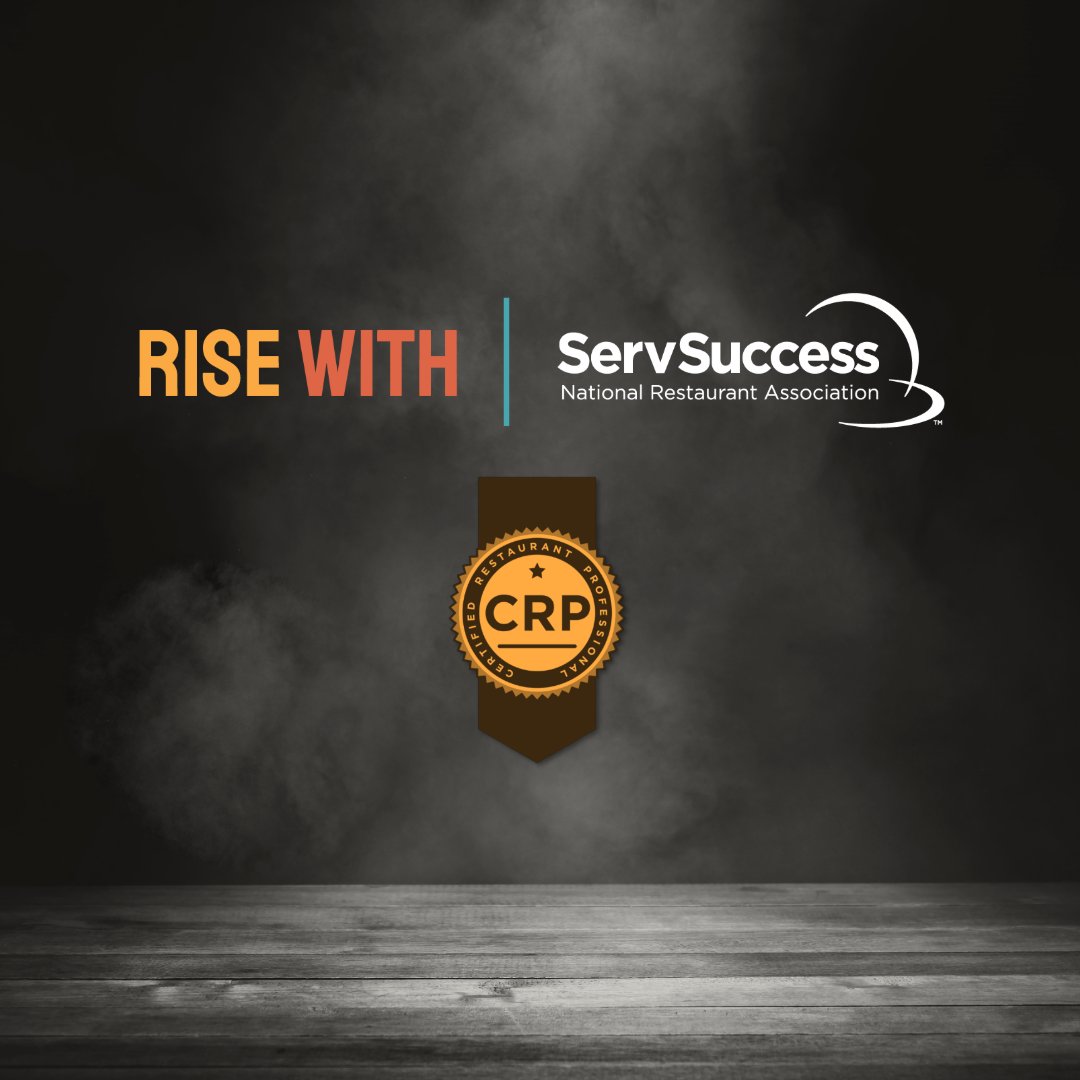 Show your employers that you've mastered the skills of a professional in this industry and that you're hungry for more with the Certified Restaurant Professional (CRP) credential at servsuccess.com/crp.