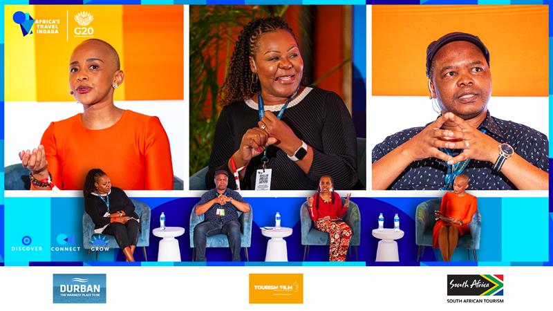 #ATI2025 is a platform for African countries to work together to market our continent better. In a BONDay session, SA Tourism CMO Thembisile Sehloho said that our people are the heart of the story, &amp; we need to tap into our cultural capital to shift the narrative. #G20SouthAfrica