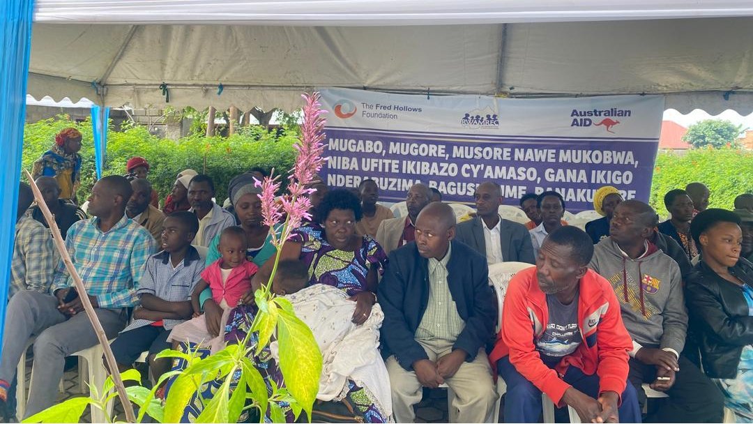 RWAMREC (@rwamrec) on Twitter photo On May 12, RWAMREC and the <a href="/FredHollows/">Fred Hollows</a> foundation organized an eye health outreach in Cyuve Sector, Musanze. Over 500 people received screenings, treatment, and glasses, while cataract cases were referred. Promoting eye health and inclusion for all. #EyeHealth On May 12, RWAMREC and the <a href="/FredHollows/">Fred Hollows</a> foundation organized an eye health outreach in Cyuve Sector, Musanze. Over 500 people received screenings, treatment, and glasses, while cataract cases were referred. Promoting eye health and inclusion for all. #EyeHealth