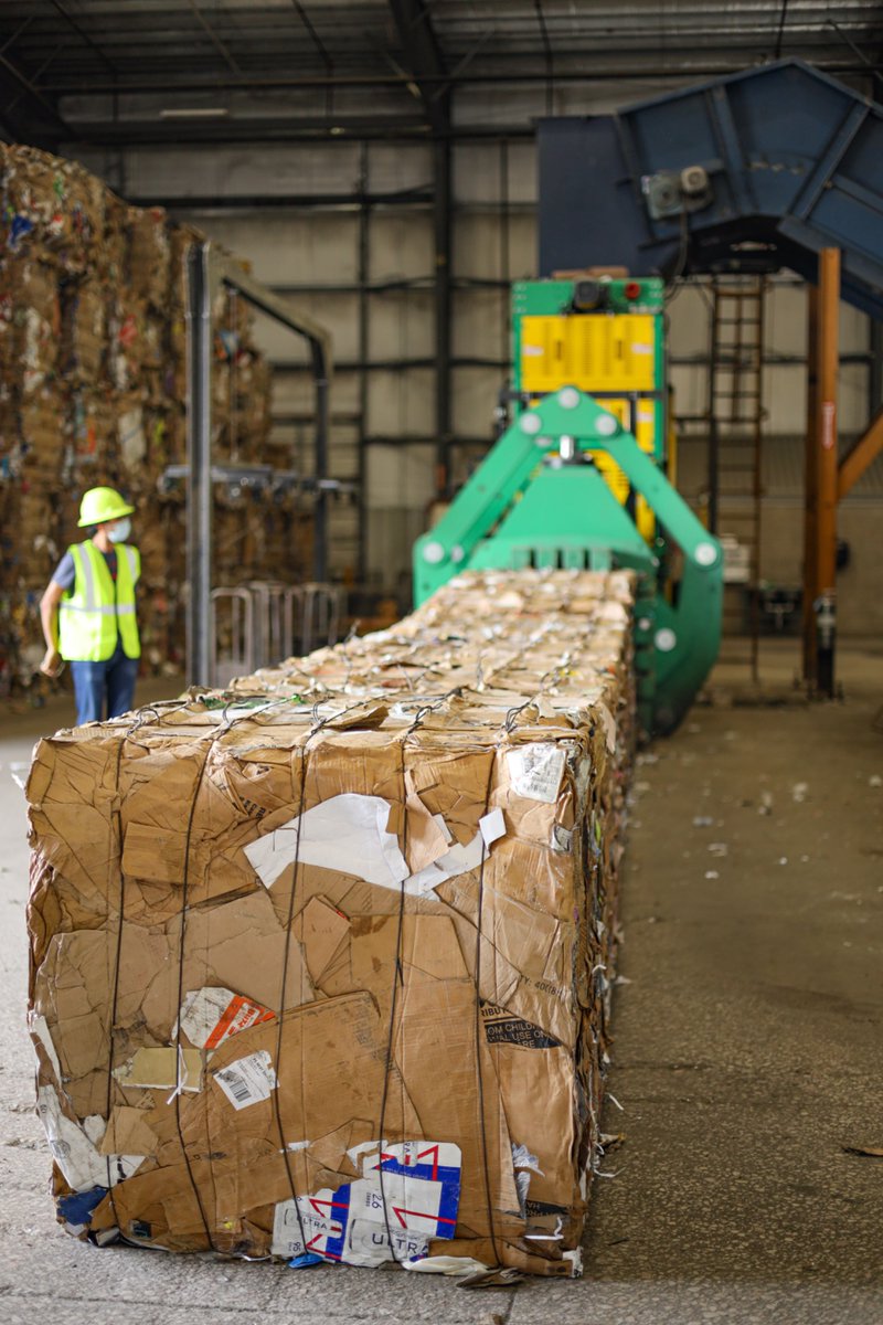 Did you know TDS offers single-stream recycling? No need to sort, just place all cleaned recyclables in one bin, and we'll handle the rest at our Materials Recovery Facility. It's that easy!