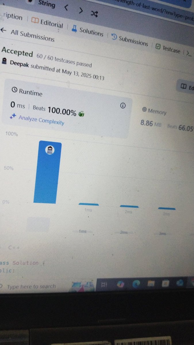 DevopsDeepak1's tweet image. When I’m too sure about the code and it submits in one go:

“Who said it was easy?”

It was.

One goo, no debug, just vibes. 😮‍💨