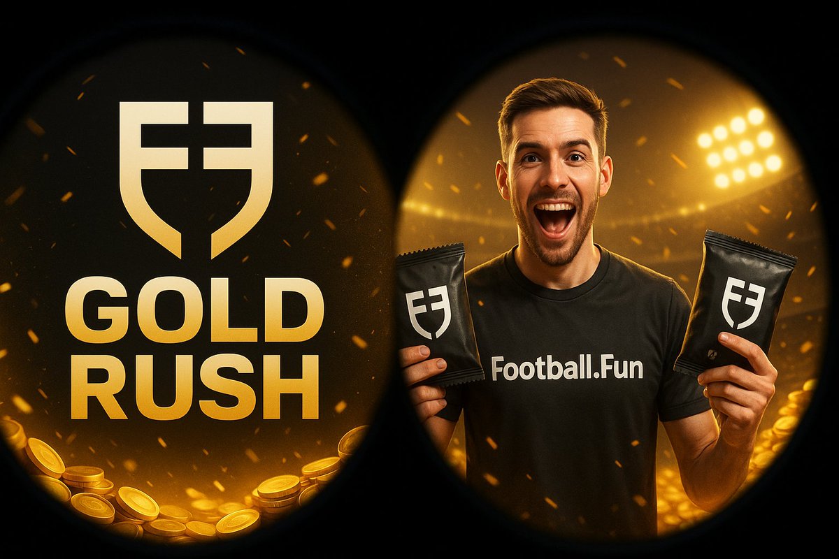 Piott ⚽️ | ☄️🌶️ (@piottmen) on Twitter photo A NEW PLAYER <a href="/footballdotfun/">Football.Fun</a> has entered the fantasy Football game !
The next stage of the GOLD RUSH campaign is live – the perfect time to jump in!
You’ve got one mission:
👉 Build the most valuable squad and claim your rewards!
➡️Open player packs
➡️Buy and trade shares in A NEW PLAYER <a href="/footballdotfun/">Football.Fun</a> has entered the fantasy Football game !
The next stage of the GOLD RUSH campaign is live – the perfect time to jump in!
You’ve got one mission:
👉 Build the most valuable squad and claim your rewards!
➡️Open player packs
➡️Buy and trade shares in