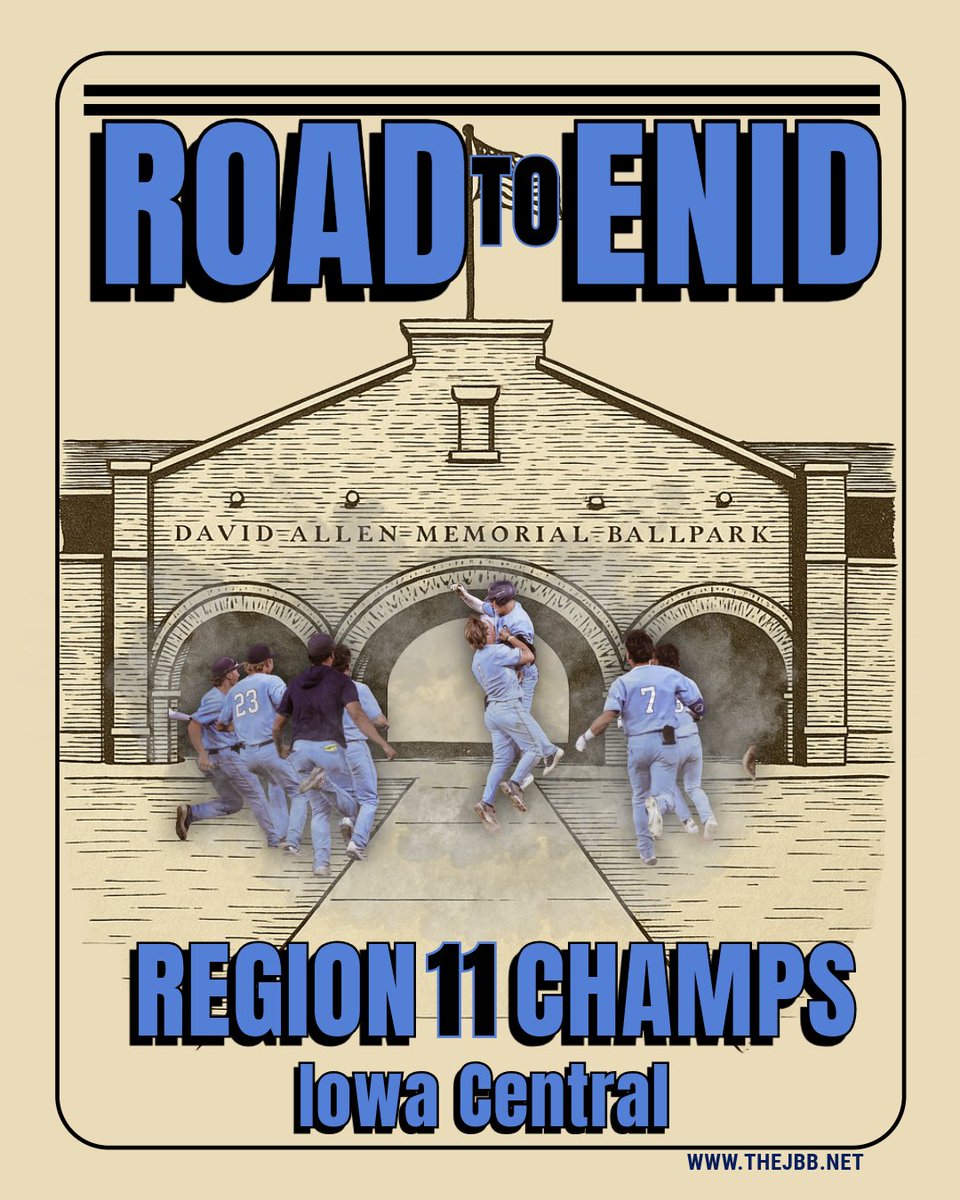 And <a href="/ICCCBaseball/">Iowa Central Baseball</a> Wins the Region 11 Title in a thrilling 9-8 victory over Southeastern in Extras. 

Punching their ticket to the North Plains District Championship Series